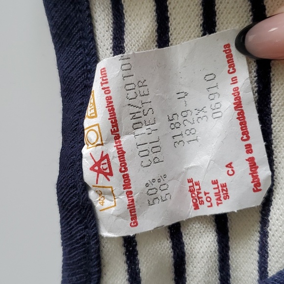 Vintage Zip up Sweater Vest Size 3T - Made in Canada - Picture 2 of 2